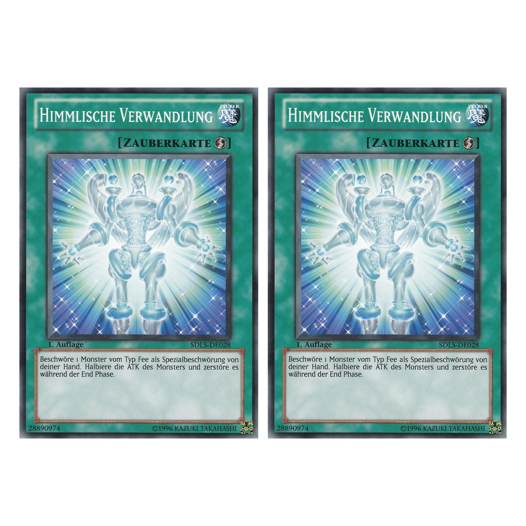 Himmlische Verwandlung - SDLS-DE028 - Common - Deutsch - 1. Auflage - Structure Deck: Lost Sanctuary - Duo Set (2 Stück) - Yugioh