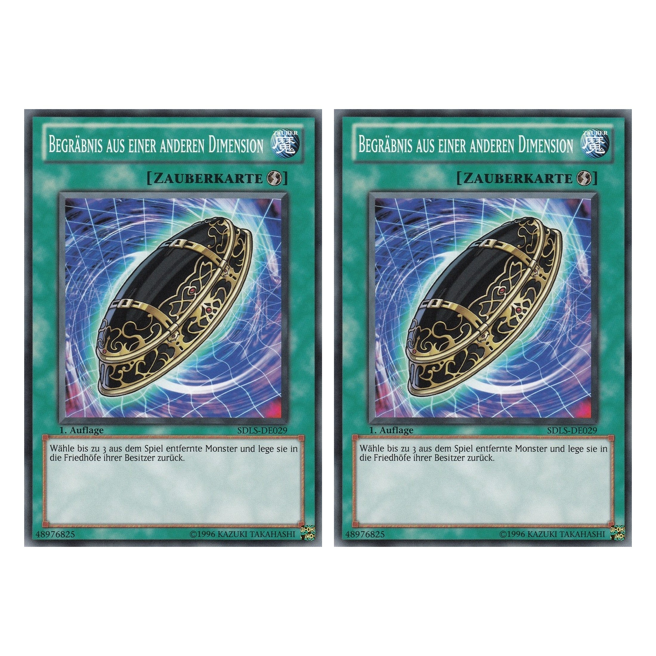 Begräbnis aus einer anderen Dimension - SDLS-DE029 - Common - Deutsch - 1. Auflage - Structure Deck: Lost Sanctuary - Duo Set (2 Stück) - Yugioh