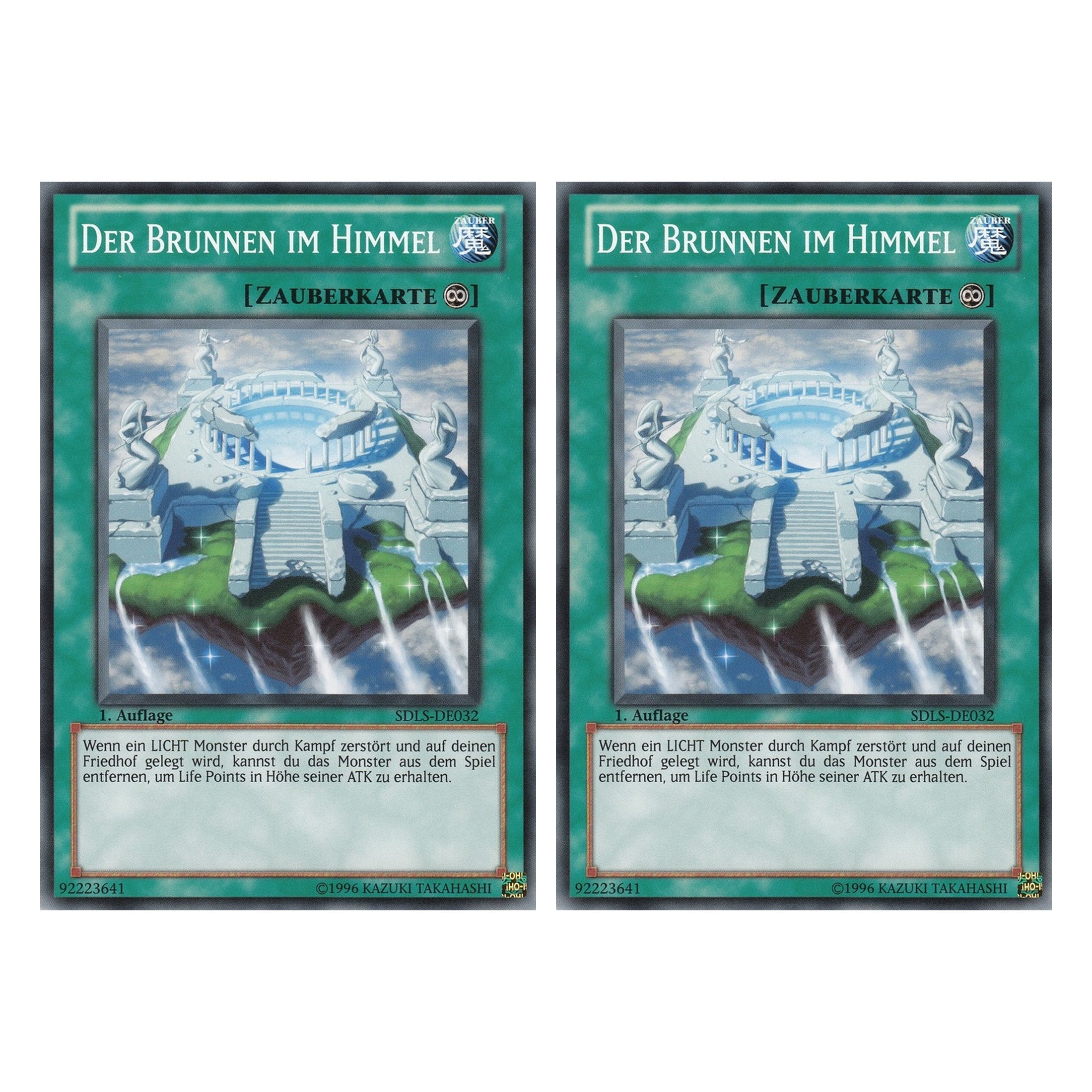 Der Brunnen im Himmel - SDLS-DE032 - Common - Deutsch - 1. Auflage - Structure Deck: Lost Sanctuary - Duo Set (2 Stück) - Yugioh