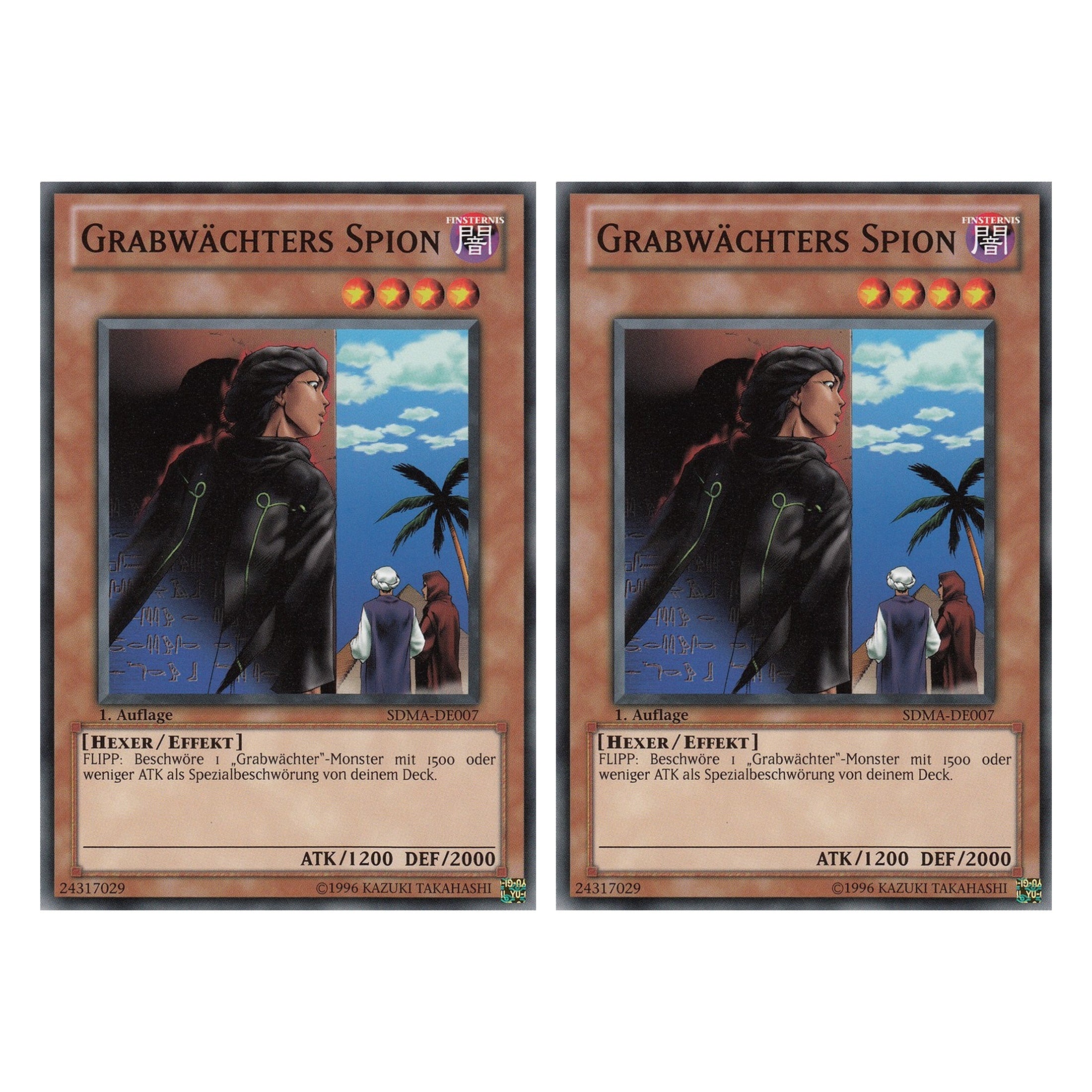 Grabwächters Spion - SDMA-DE007 - Common - Deutsch - 1. Auflage - Structure Deck: Marik - Duo Set (2 Stück) - Yugioh
