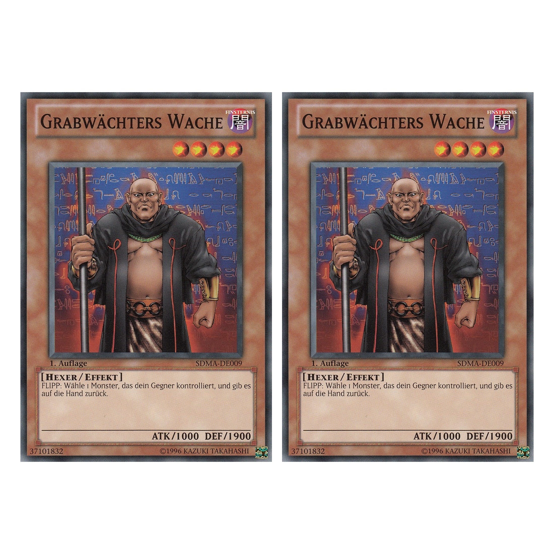 Grabwächters Wache - SDMA-DE009 - Common - Deutsch - 1. Auflage - Structure Deck: Marik - Duo Set (2 Stück) - Yugioh