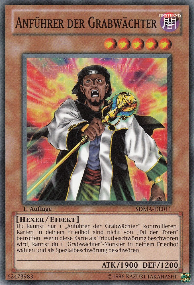 Anführer der Grabwächter - SDMA-DE011 - Common - Deutsch - 1. Auflage - Structure Deck: Marik - Yugioh