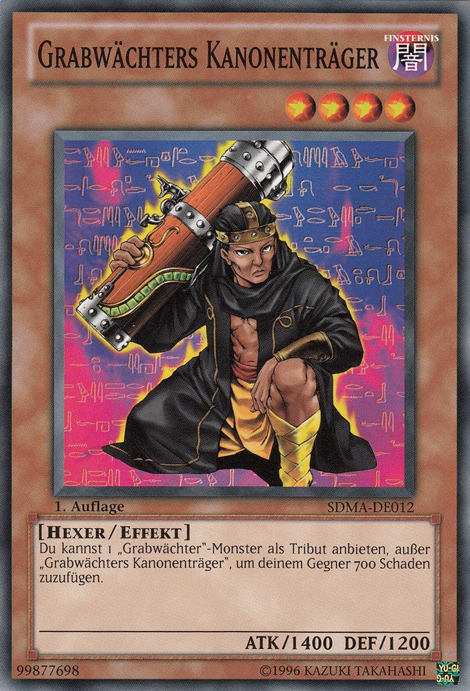 Grabwächters Kanonenträger - SDMA-DE012 - Common - Deutsch - 1. Auflage - Structure Deck: Marik - Yugioh