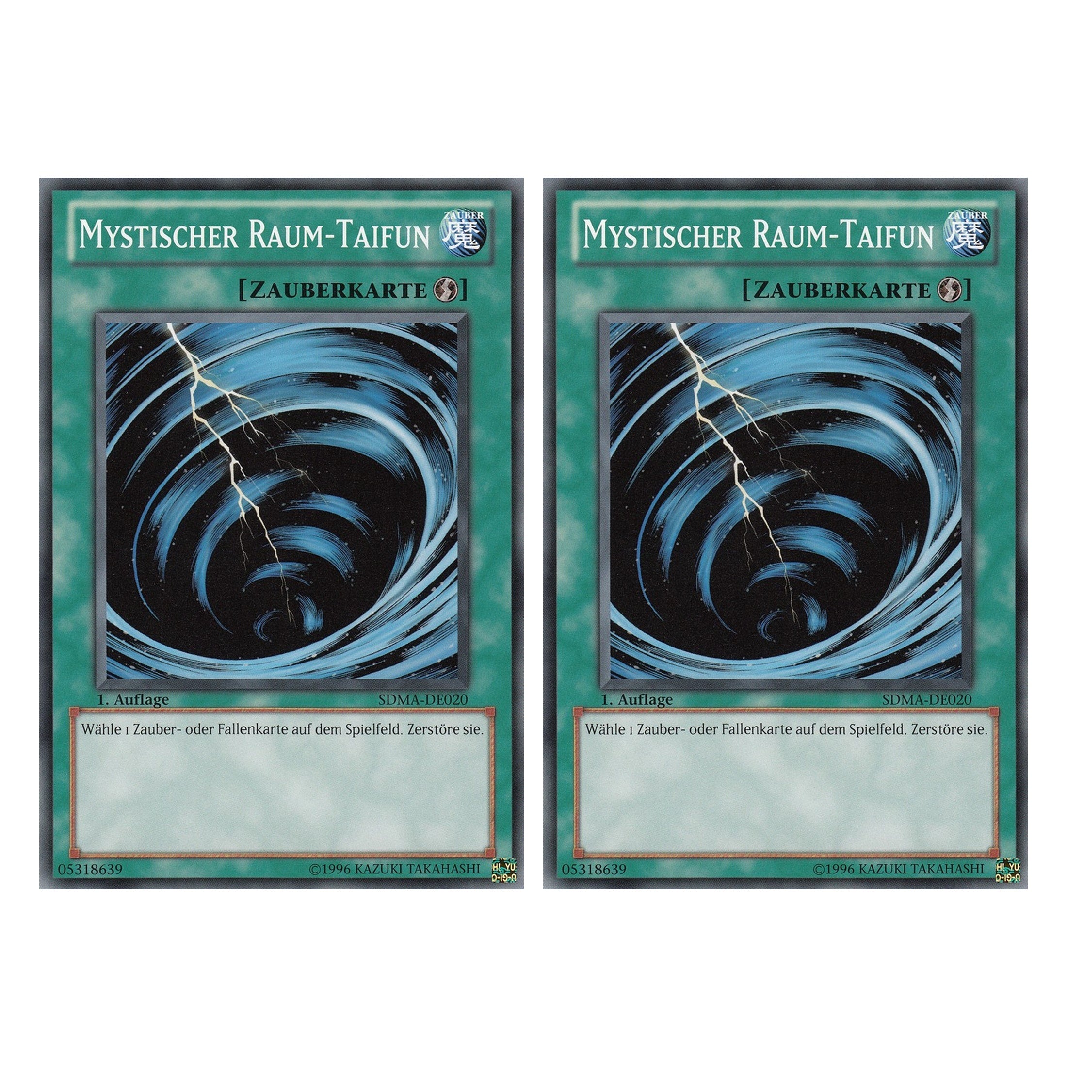 Mystischer Raum-Taifun - SDMA-DE020 - Common - Deutsch - 1. Auflage - Structure Deck: Marik - Duo Set (2 Stück) - Yugioh