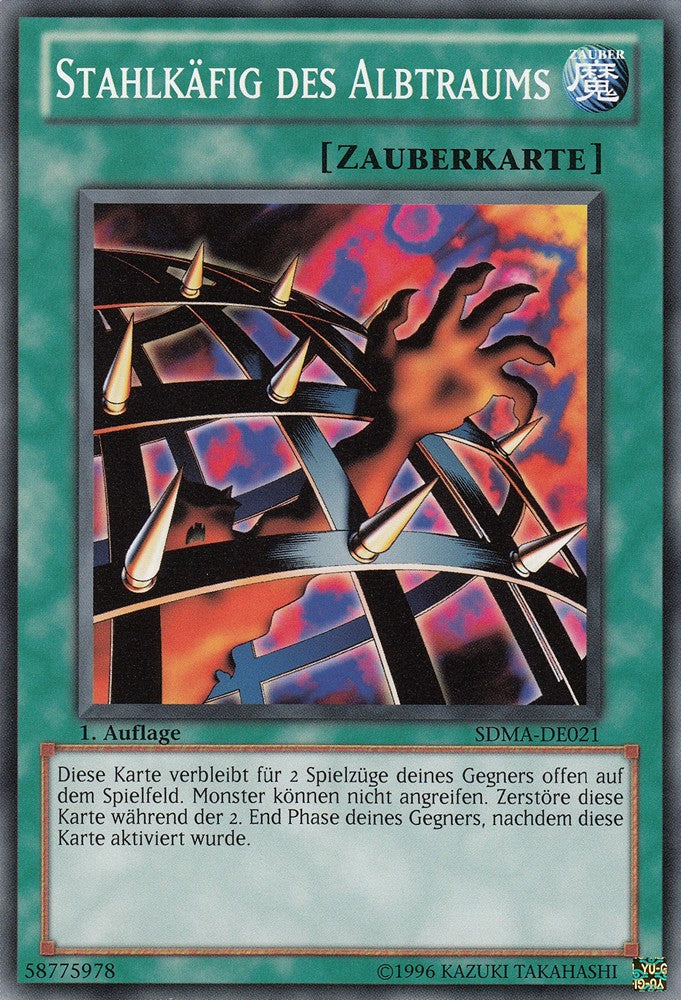 Stahlkäfig des Albtraums - SDMA-DE021 - Common - Deutsch - 1. Auflage - Structure Deck: Marik - Yugioh