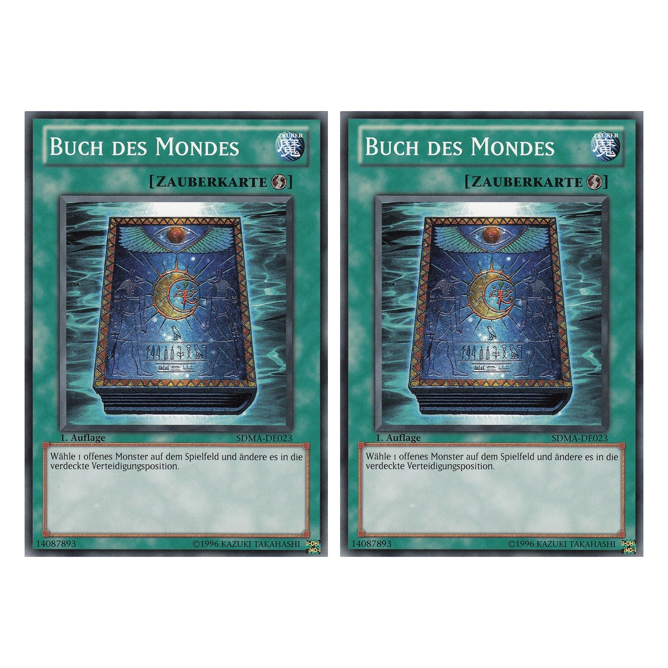 Buch des Mondes - SDMA-DE023 - Common - Deutsch - 1. Auflage - Structure Deck: Marik - Duo Set (2 Stück) - Yugioh