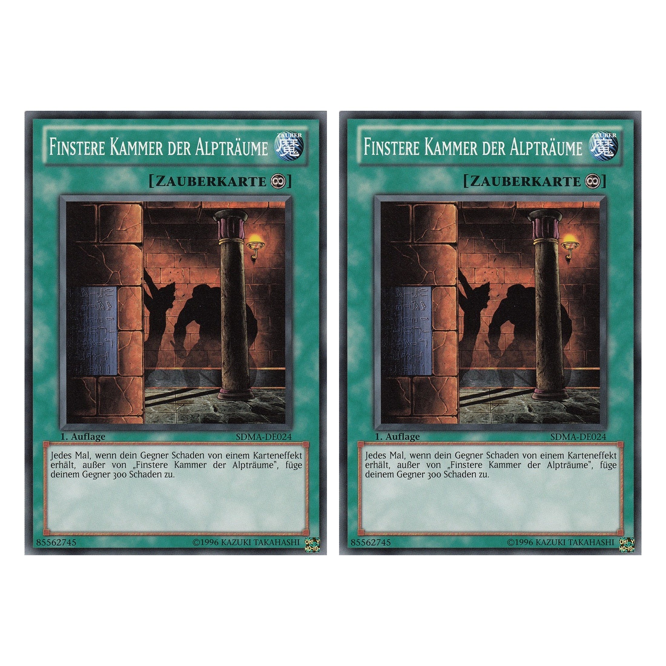Finstere Kammer der Alpträume - SDMA-DE024 - Common - Deutsch - 1. Auflage - Structure Deck: Marik - Duo Set (2 Stück) - Yugioh