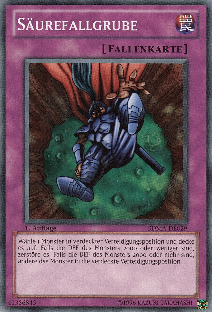 Säurefallgrube - SDMA-DE029 - Common - Deutsch - 1. Auflage - Structure Deck: Marik - Yugioh