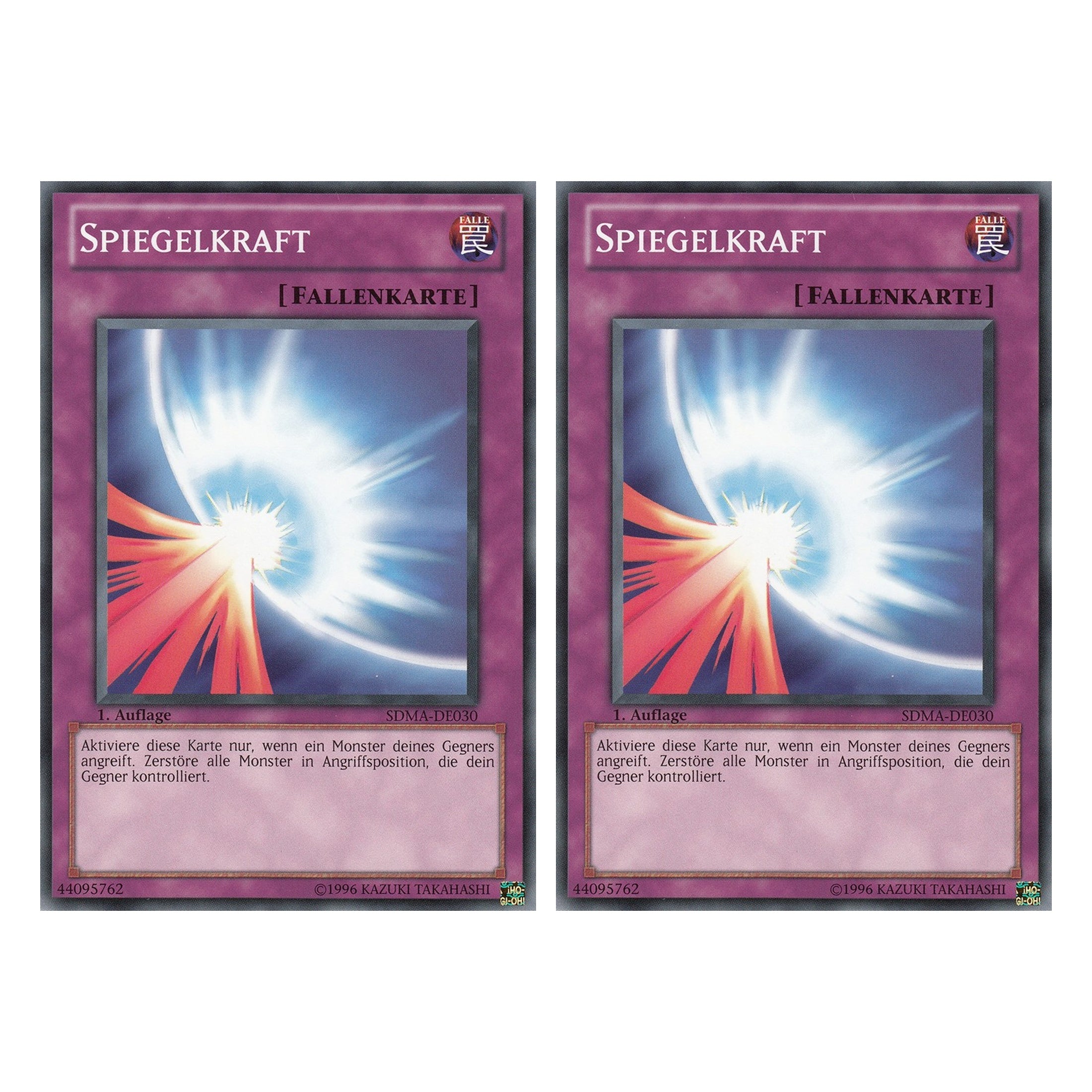 Spiegelkraft - SDMA-DE030 - Common - Deutsch - 1. Auflage - Structure Deck: Marik - Duo Set (2 Stück) - Yugioh