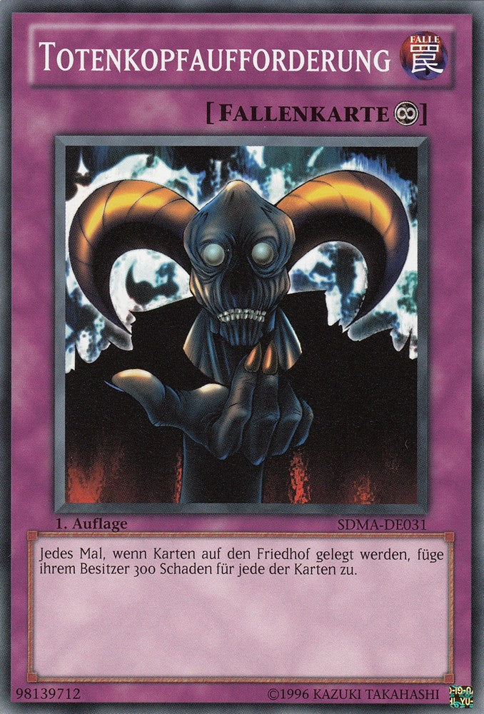 Totenkopfaufforderung - SDMA-DE031 - Common - Deutsch - 1. Auflage - Structure Deck: Marik - Yugioh