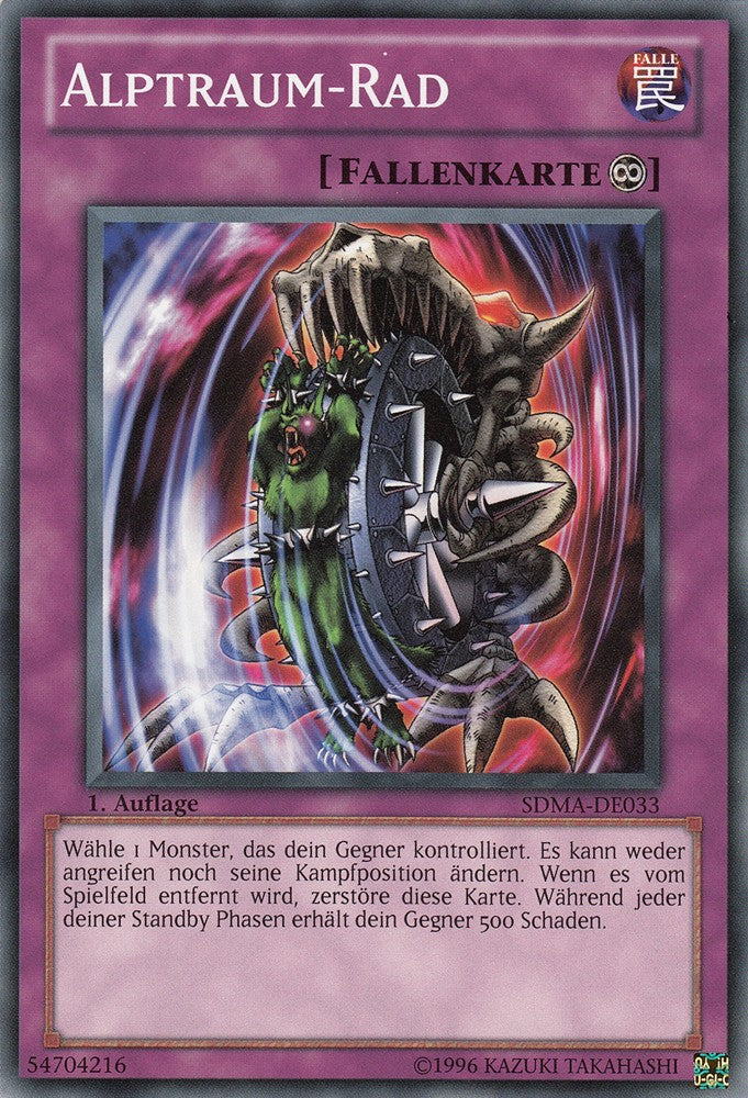 Alptraum-Rad - SDMA-DE033 - Common - Deutsch - 1. Auflage - Structure Deck: Marik - Yugioh