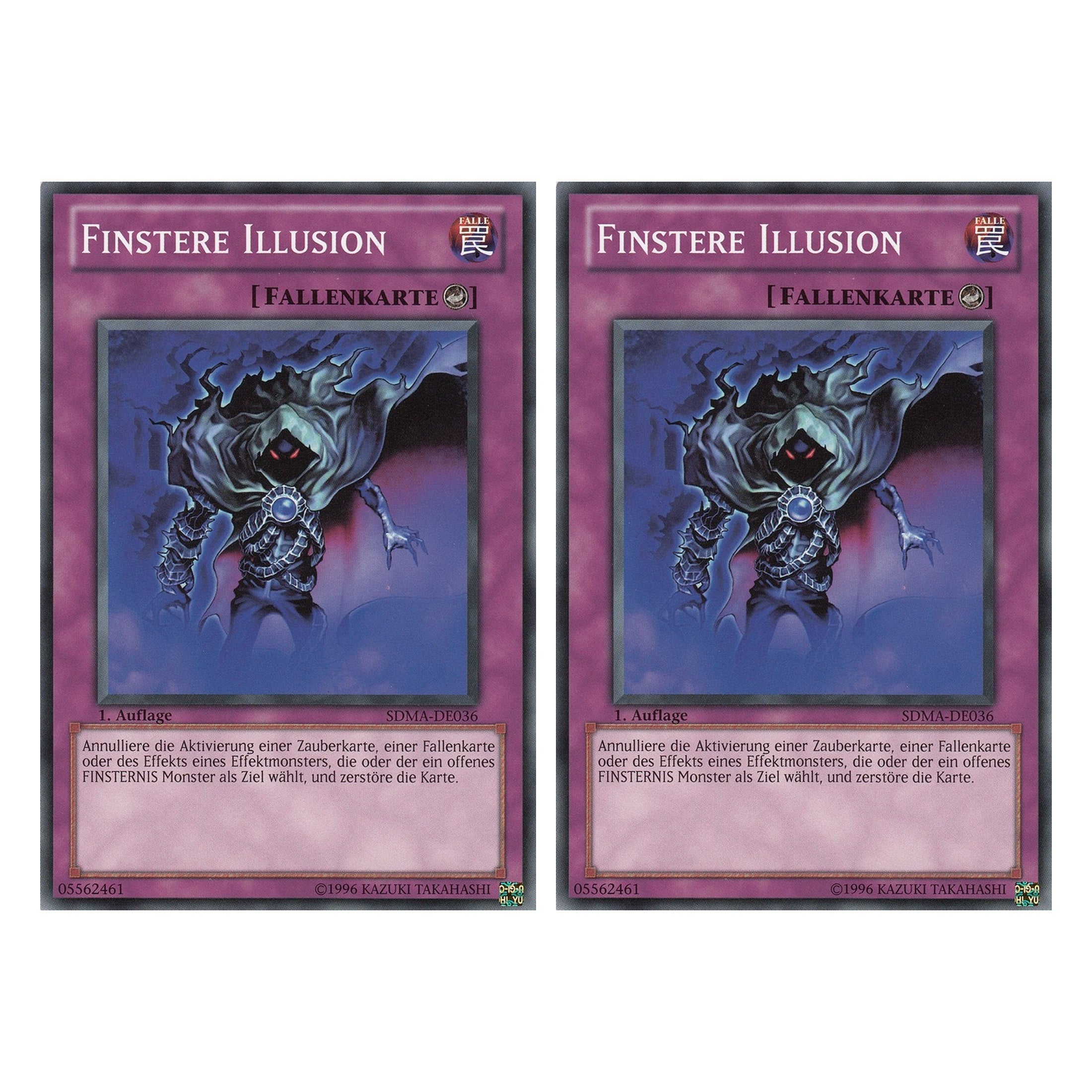 Finstere Illusion - SDMA-DE036 - Common - Deutsch - 1. Auflage - Structure Deck: Marik - Duo Set (2 Stück) - Yugioh