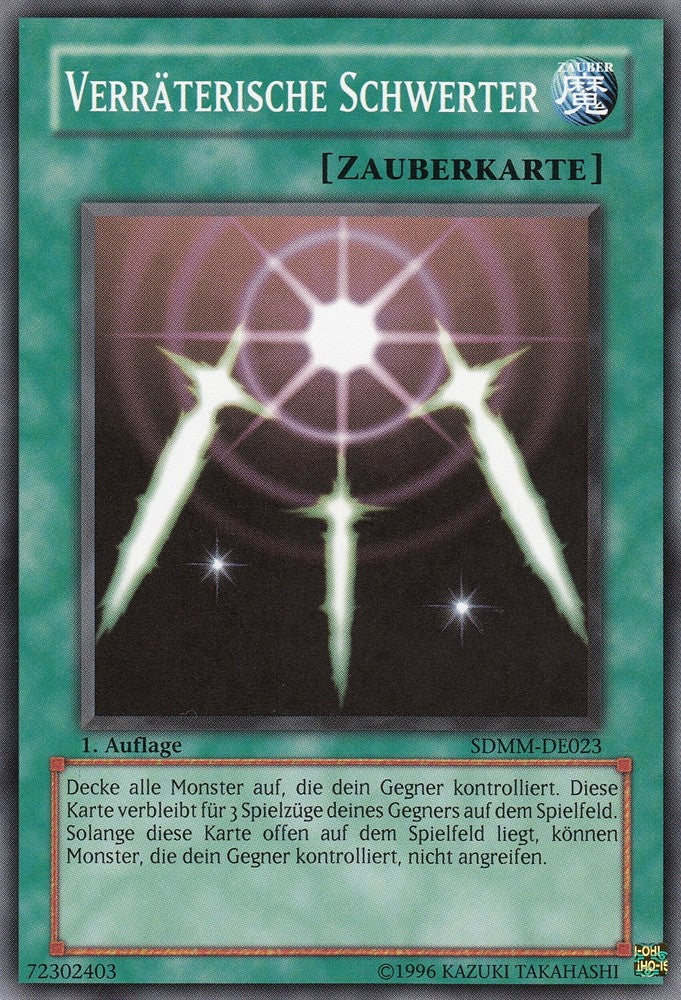 Verräterische Schwerter - SDMM-DE023 - Common - Deutsch - 1. Auflage - Structure Deck: Machina Mayhem - Yugioh
