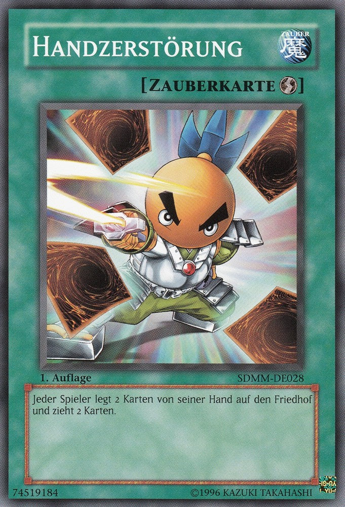 Handzerstörung - SDMM-DE028 - Common - Deutsch - 1. Auflage - Structure Deck: Machina Mayhem - Yugioh