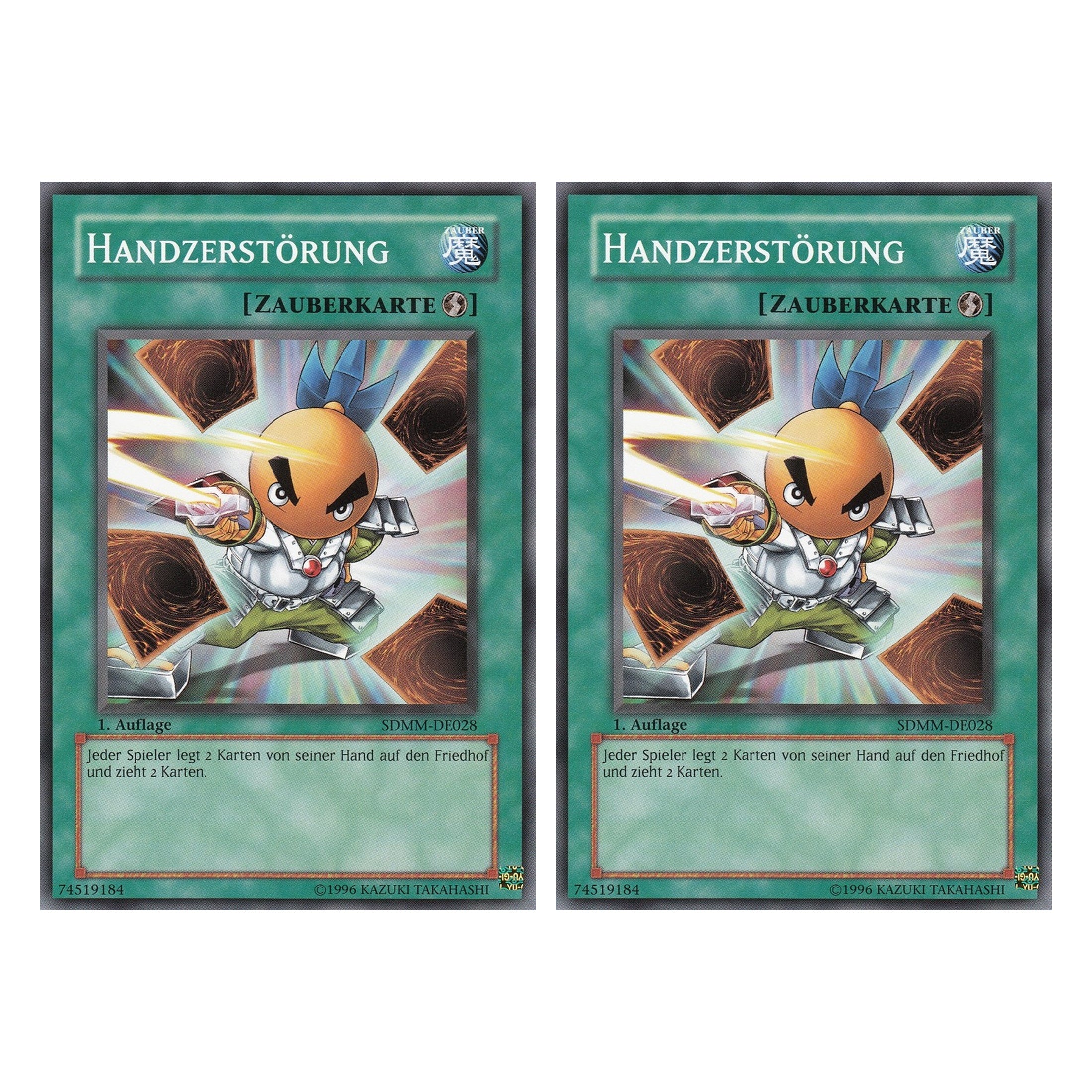 Handzerstörung - SDMM-DE028 - Common - Deutsch - 1. Auflage - Structure Deck: Machina Mayhem - Duo Set (2 Stück) - Yugioh