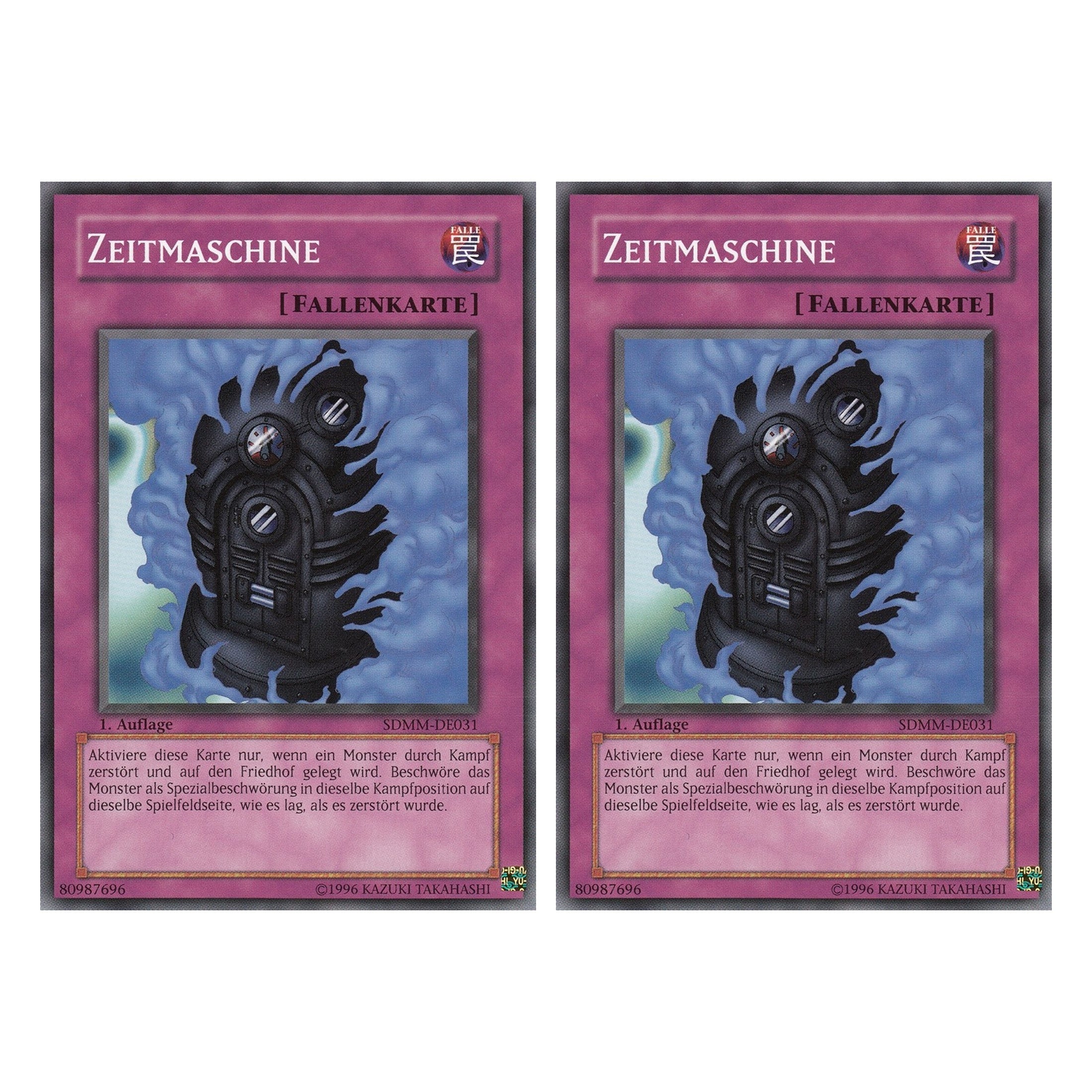 Zeitmaschine - SDMM-DE031 - Common - Deutsch - 1. Auflage - Structure Deck: Machina Mayhem - Duo Set (2 Stück) - Yugioh