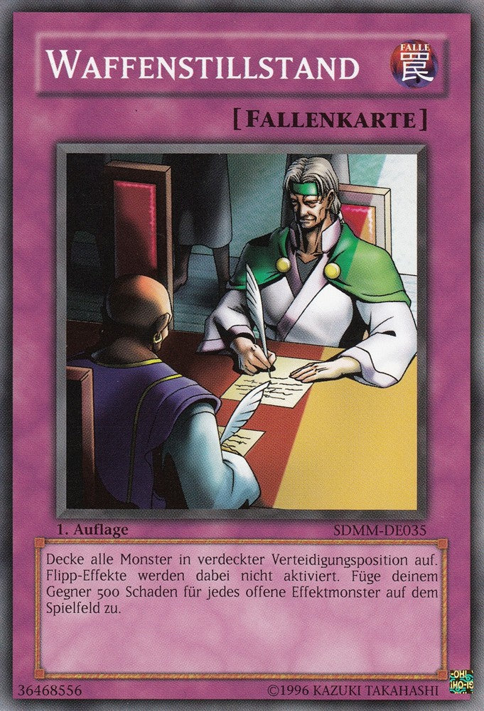 Waffenstillstand - SDMM-DE035 - Common - Deutsch - 1. Auflage - Structure Deck: Machina Mayhem - Yugioh