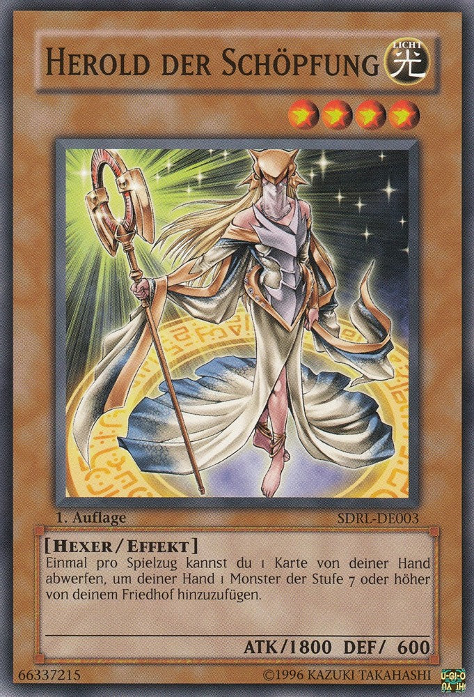 Herold der Schöpfung - SDRL-DE003 - Common - Deutsch - 1. Auflage - Structure Deck: Rise of the Dragon Lords - Yugioh