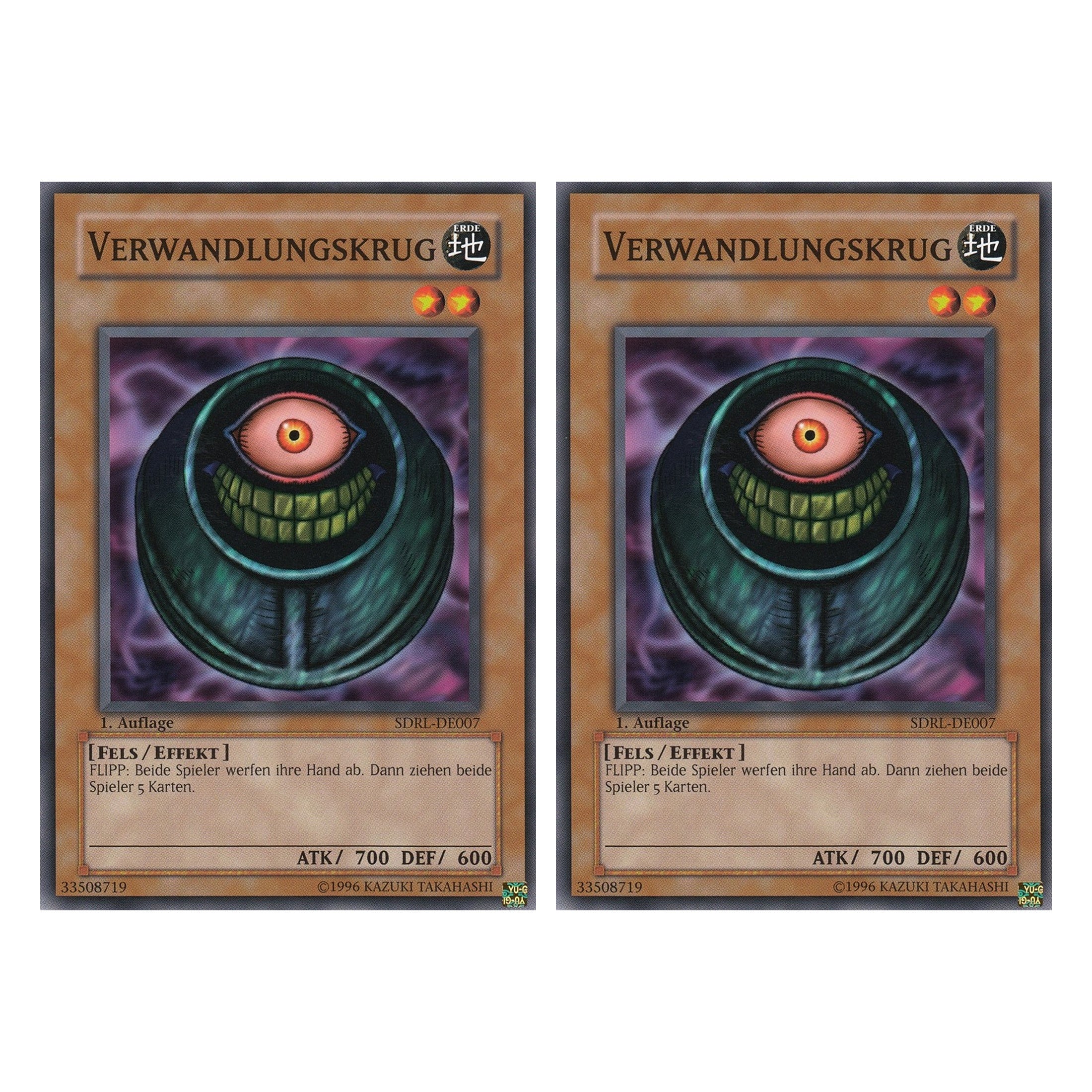 Verwandlungskrug - SDRL-DE007 - Common - Deutsch - 1. Auflage - Structure Deck: Rise of the Dragon Lords - Duo Set (2 Stück) - Yugioh