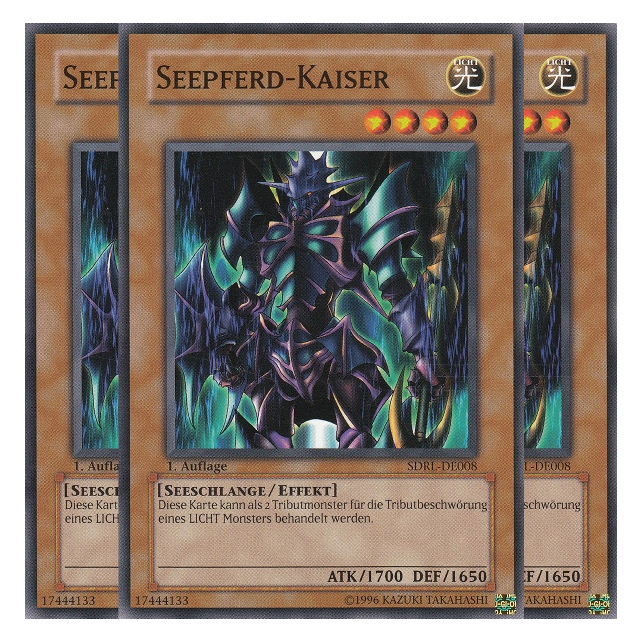 Seepferd-Kaiser - SDRL-DE008 - Common - Deutsch - 1. Auflage - Structure Deck: Rise of the Dragon Lords - Playset (3 Kopien)