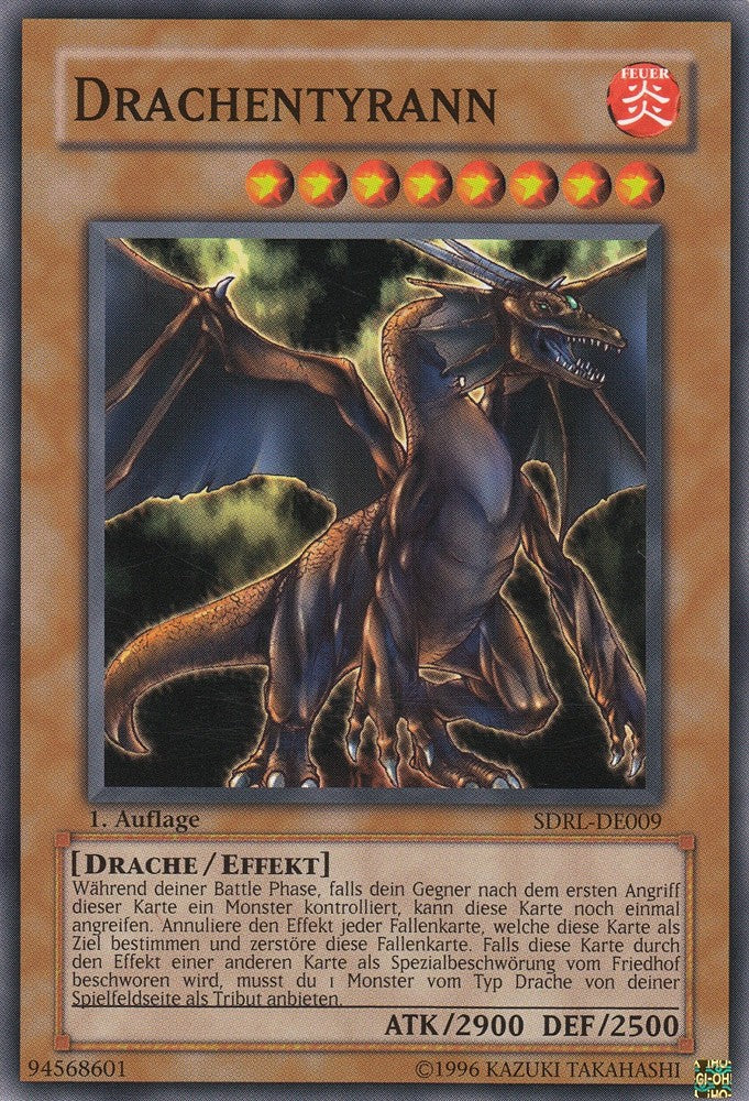 Drachentyrann - SDRL-DE009 - Common - Deutsch - 1. Auflage - Structure Deck: Rise of the Dragon Lords - Yugioh