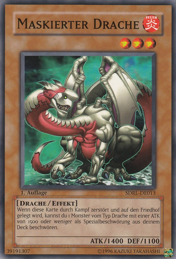 Maskierter Drache - SDRL-DE013 - Common - Deutsch - 1. Auflage - Structure Deck: Rise of the Dragon Lords - Yugioh