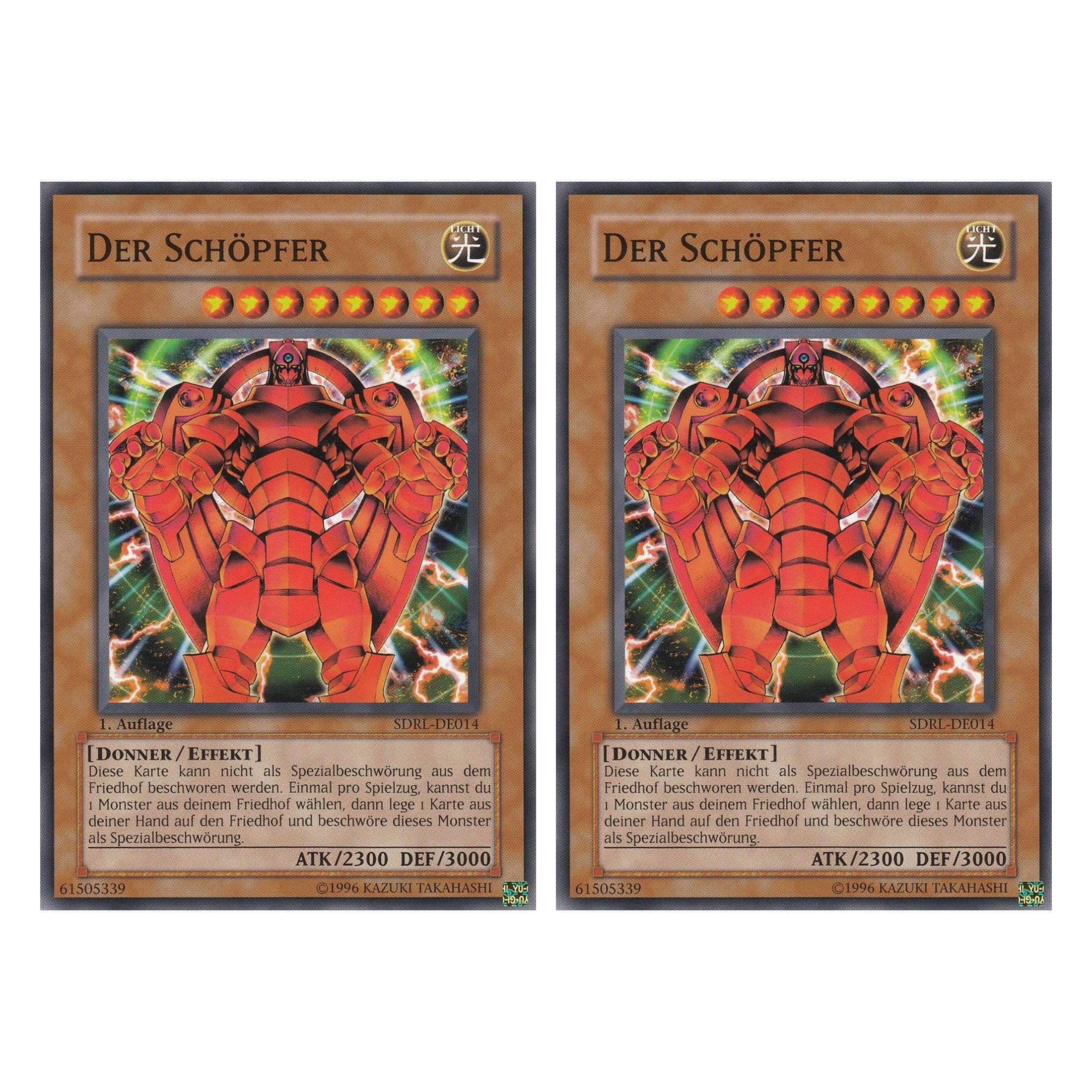 Der Schöpfer - SDRL-DE014 - Common - Deutsch - 1. Auflage - Structure Deck: Rise of the Dragon Lords - Duo Set (2 Stück) - Yugioh