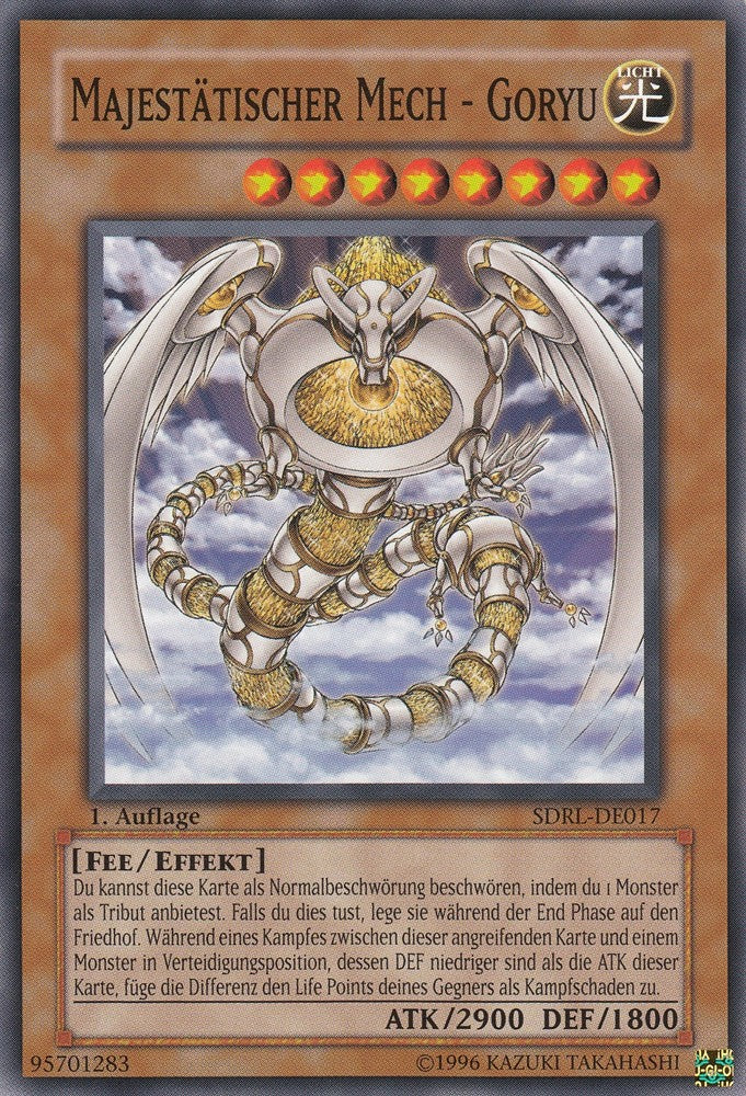 Majestätischer Mech - Goryu - SDRL-DE017 - Common - Deutsch - 1. Auflage - Structure Deck: Rise of the Dragon Lords