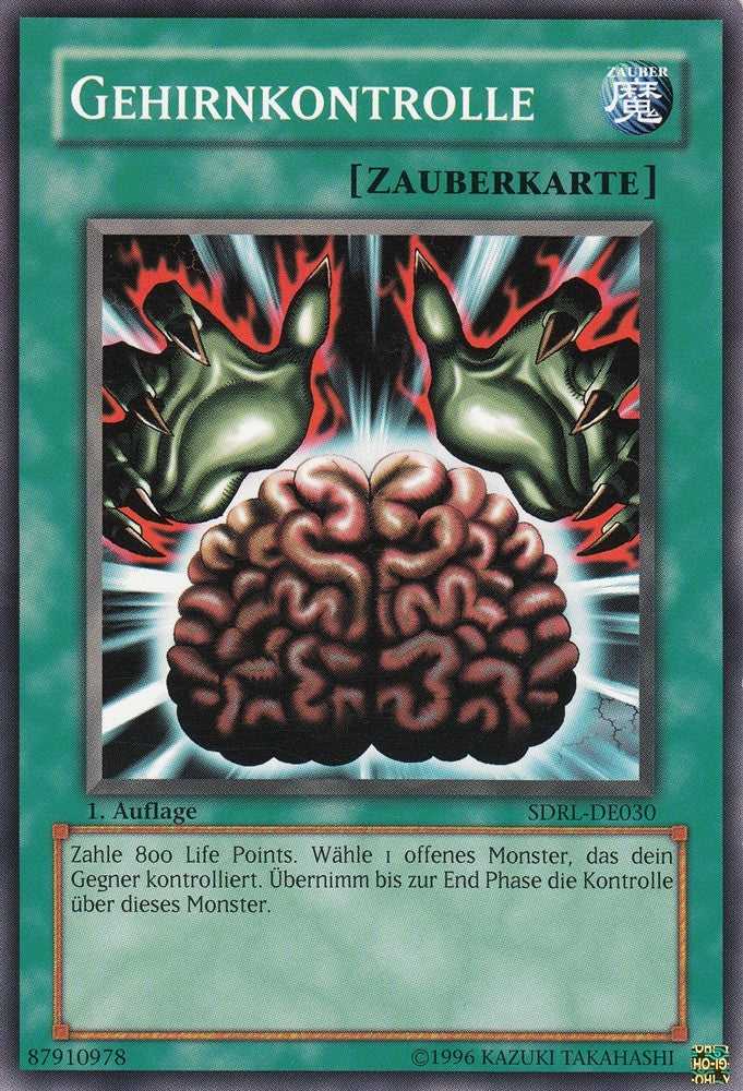 Gehirnkontrolle - SDRL-DE030 - Common - Deutsch - 1. Auflage - Structure Deck: Rise of the Dragon Lords - Yugioh