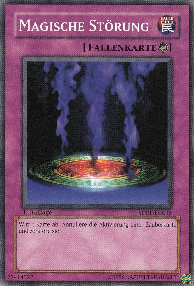 Magische Störung - SDRL-DE035 - Common - Deutsch - 1. Auflage - Structure Deck: Rise of the Dragon Lords - Yugioh