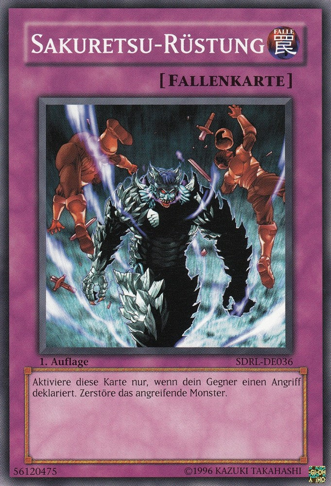 Sakuretsu-Rüstung - SDRL-DE036 - Common - Deutsch - 1. Auflage - Structure Deck: Rise of the Dragon Lords - Yugioh