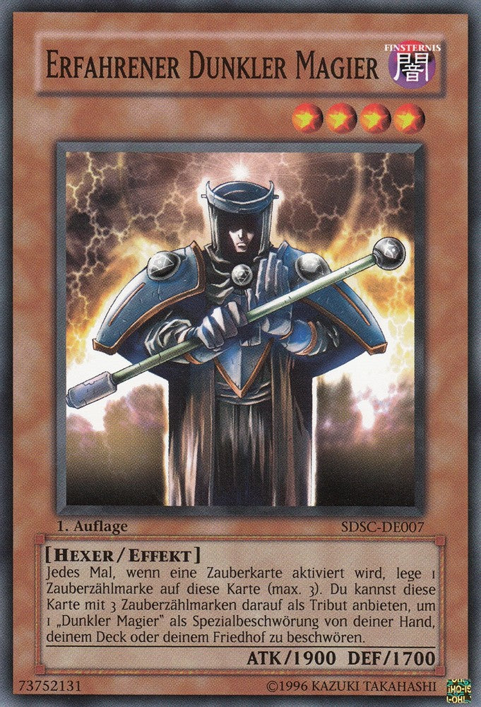 Erfahrener Dunkler Magier - SDSC-DE007 - Common - Deutsch - 1. Auflage - Structure Deck: Spellcaster's Command - Yugioh