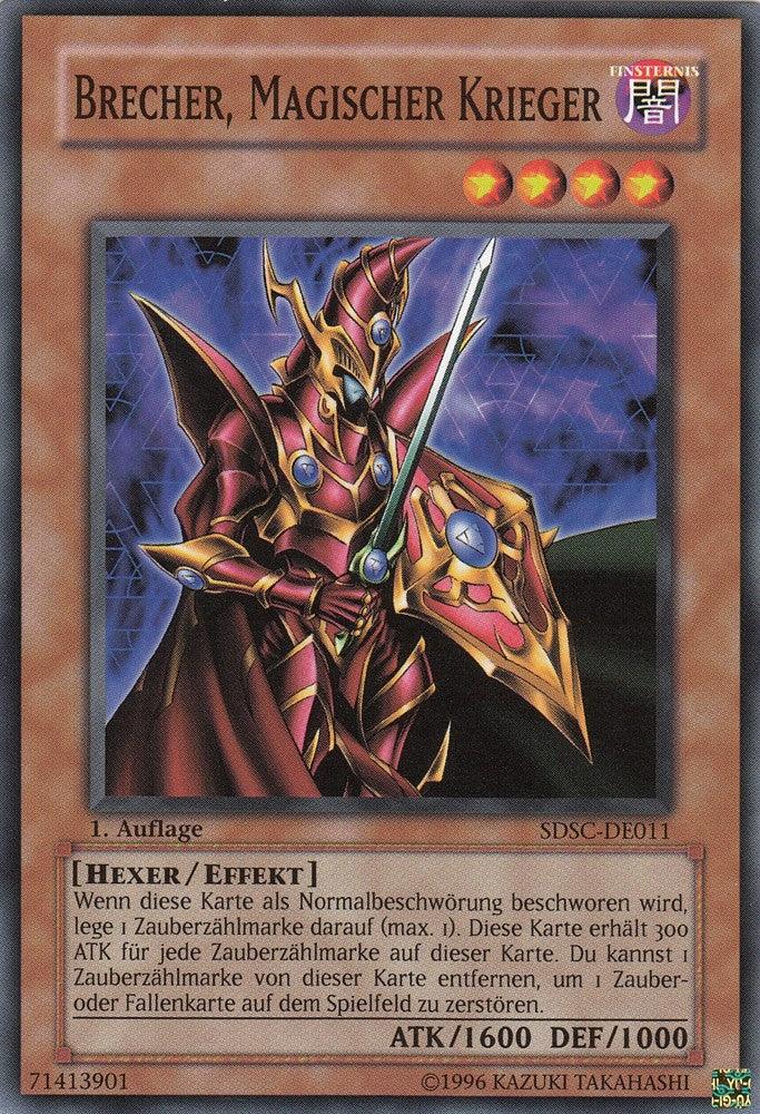 Brecher, Magischer Krieger - SDSC-DE011 - Common - Deutsch - 1. Auflage - Structure Deck: Spellcaster's Command - Yugioh