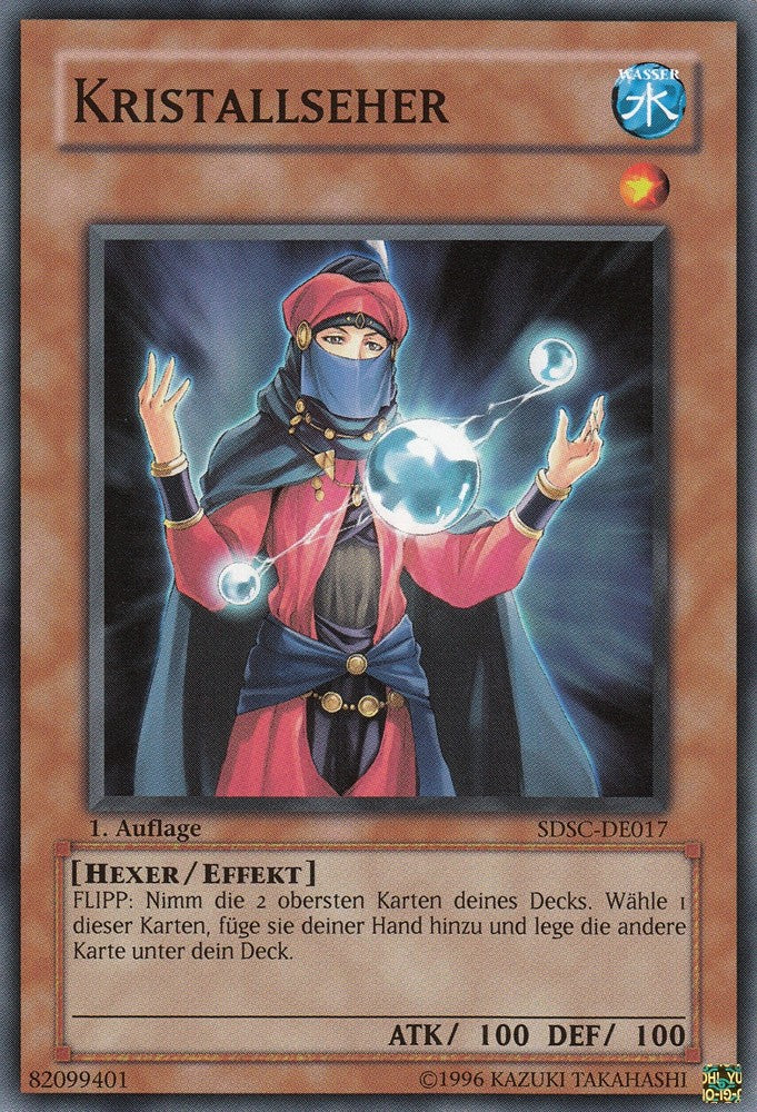 Kristallseher - SDSC-DE017 - Common - Deutsch - 1. Auflage - Structure Deck: Spellcaster's Command - Yugioh
