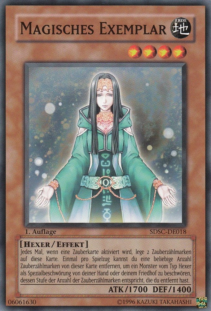 Magisches Exemplar - SDSC-DE018 - Common - Deutsch - 1. Auflage - Structure Deck: Spellcaster's Command - Yugioh