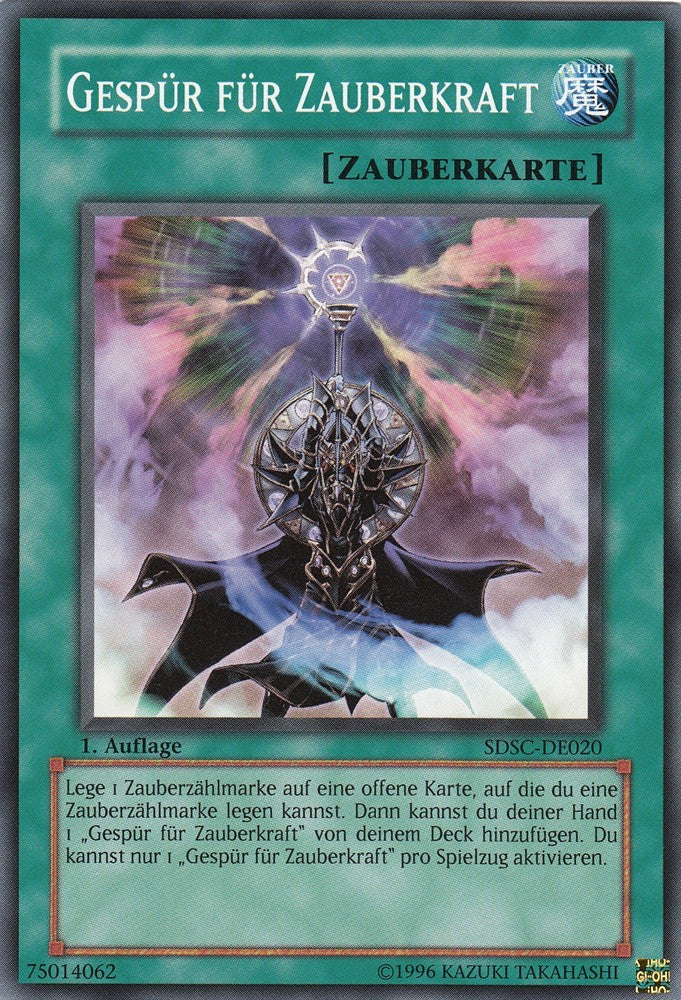 Gespür für Zauberkraft - SDSC-DE020 - Common - Deutsch - 1. Auflage - Structure Deck: Spellcaster's Command - Yugioh