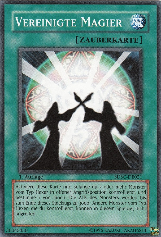 Vereinigte Magier - SDSC-DE021 - Common - Deutsch - 1. Auflage - Structure Deck: Spellcaster's Command - Yugioh