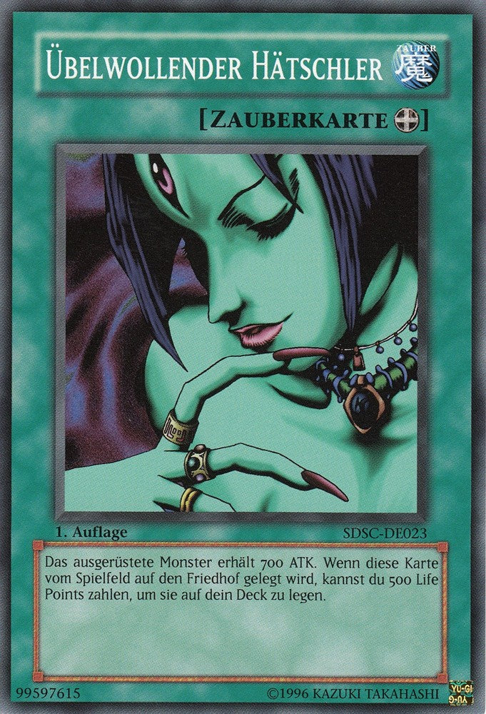 Übelwollender Hätschler - SDSC-DE023 - Common - Deutsch - 1. Auflage - Structure Deck: Spellcaster's Command - Yugioh