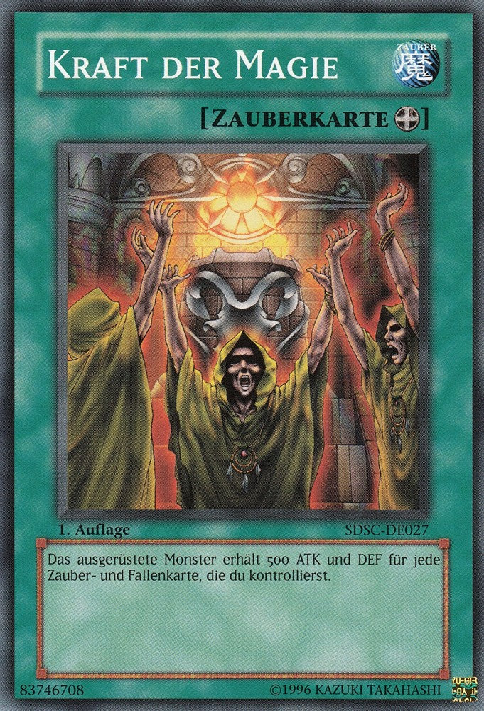 Kraft der Magie - SDSC-DE027 - Common - Deutsch - 1. Auflage - Structure Deck: Spellcaster's Command - Yugioh