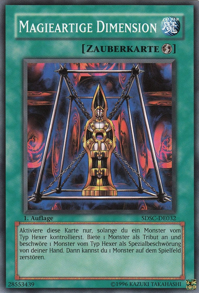 Magieartige Dimension - SDSC-DE032 - Common - Deutsch - 1. Auflage - Structure Deck: Spellcaster's Command - Yugioh