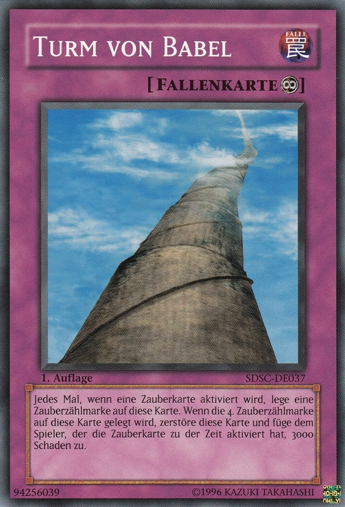 Turm von Babel - SDSC-DE037 - Common - Deutsch - 1. Auflage - Structure Deck: Spellcaster's Command - Yugioh