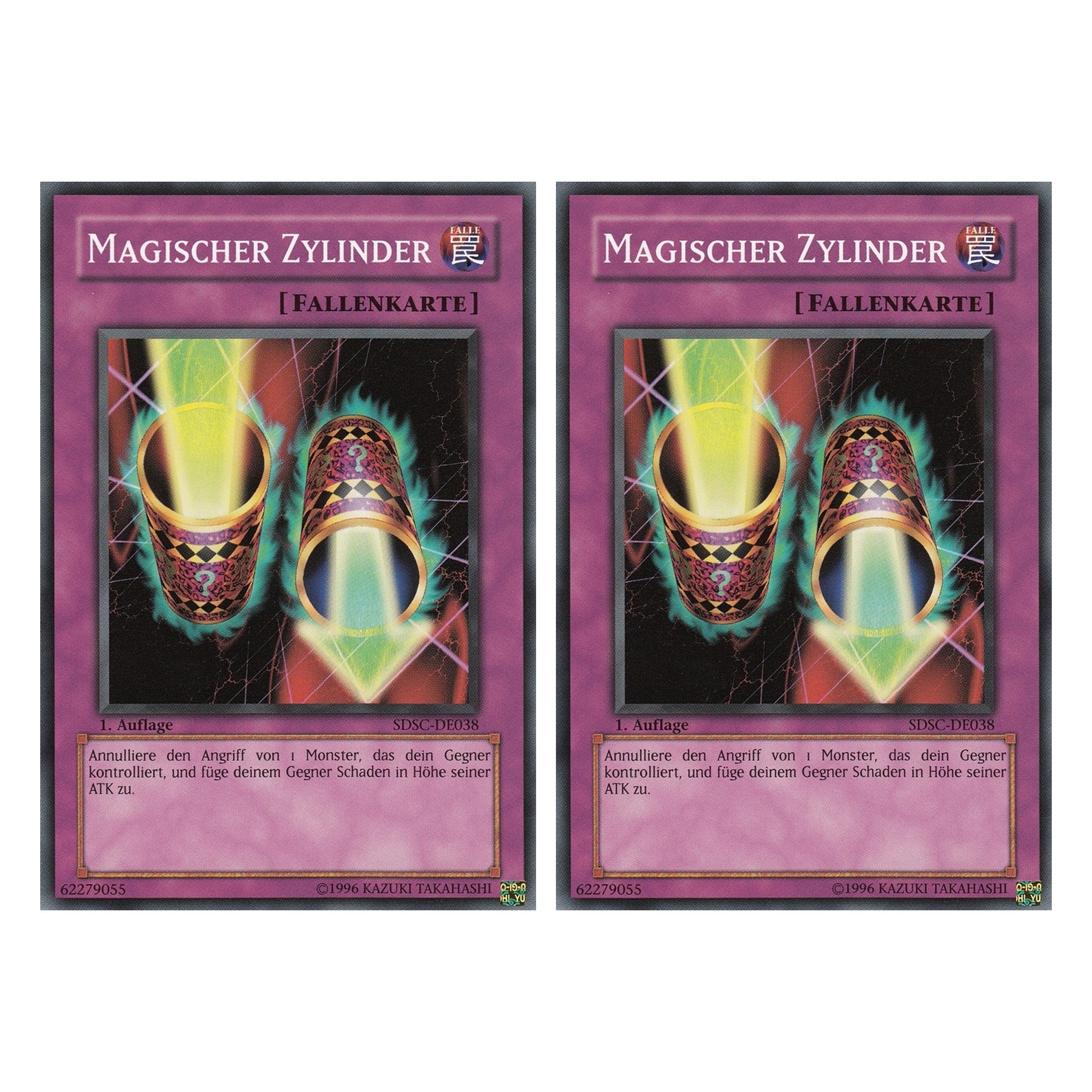 Magischer Zylinder - SDSC-DE038 - Common - Deutsch - 1. Auflage - Structure Deck: Spellcaster's Command - Duo Set (2 Stück) - Yugioh