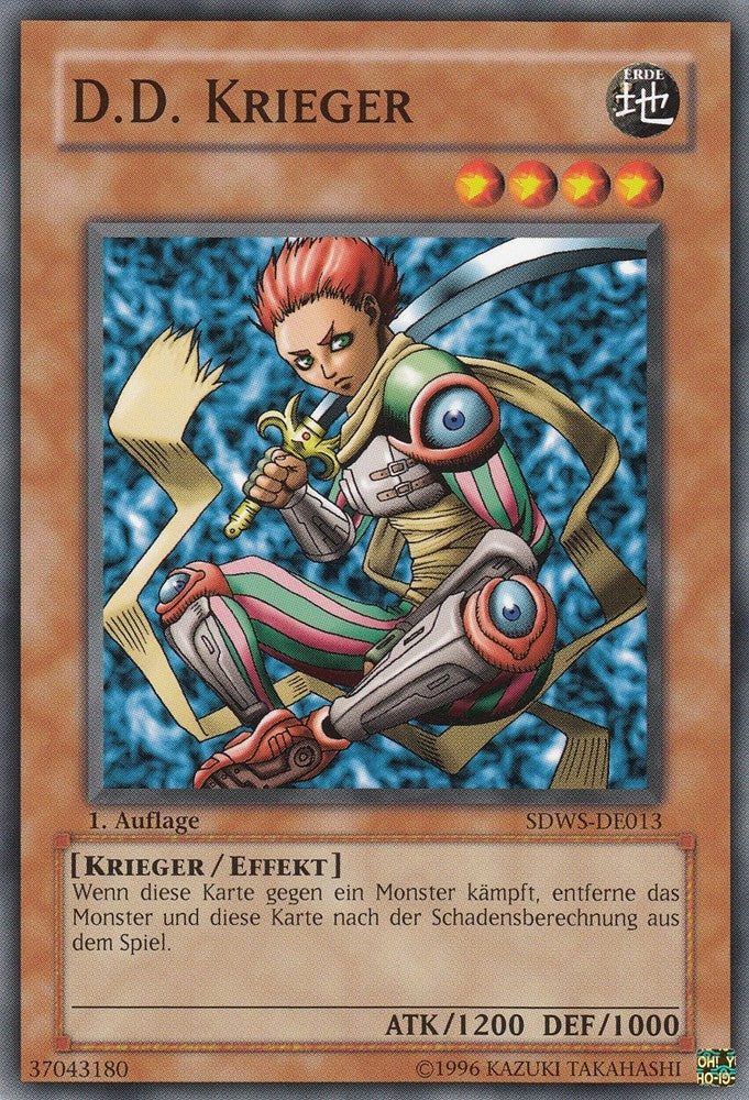 D.D. Krieger - SDWS-DE013 - Common - Deutsch - 1. Auflage - Structure Deck: Warrior's Strike - Yugioh