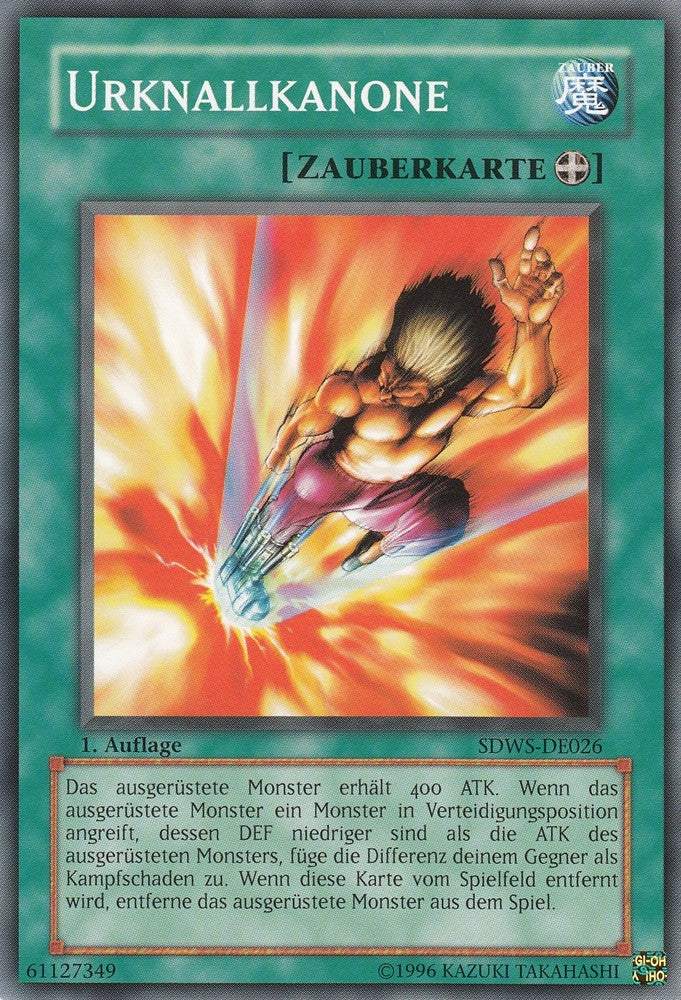 Urknallkanone - SDWS-DE026 - Common - Deutsch - 1. Auflage - Structure Deck: Warrior's Strike - Yugioh