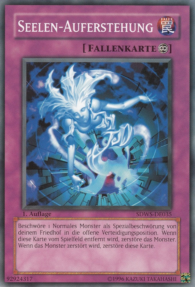 Seelen-Auferstehung - SDWS-DE035 - Common - Deutsch - 1. Auflage - Structure Deck: Warrior's Strike - Yugioh