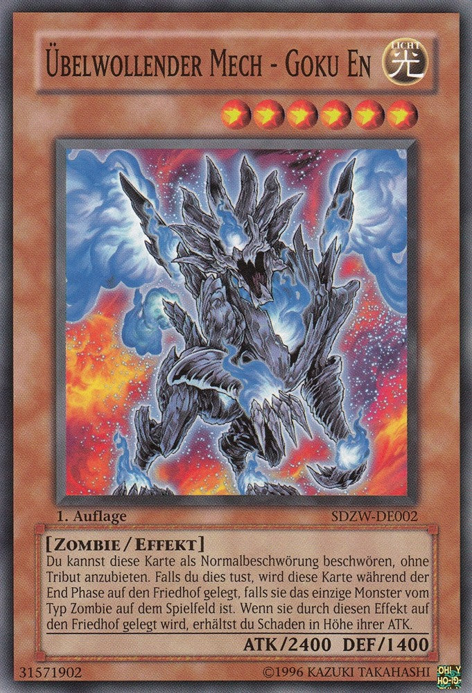 Übelwollender Mech - Goku En - SDZW-DE002 - Common - Deutsch - 1. Auflage - Structure Deck: Zombie World