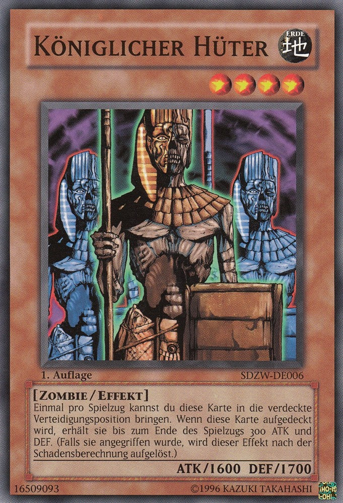 Königlicher Hüter - SDZW-DE006 - Common - Deutsch - 1. Auflage - Structure Deck: Zombie World - Yugioh