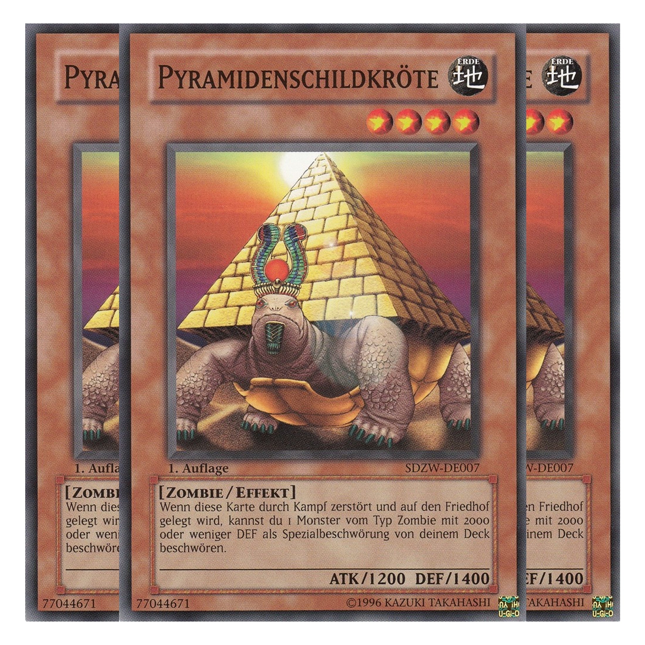 Pyramidenschildkröte - SDZW-DE007 - Common - Deutsch - 1. Auflage - Structure Deck: Zombie World - Playset (3 Kopien)
