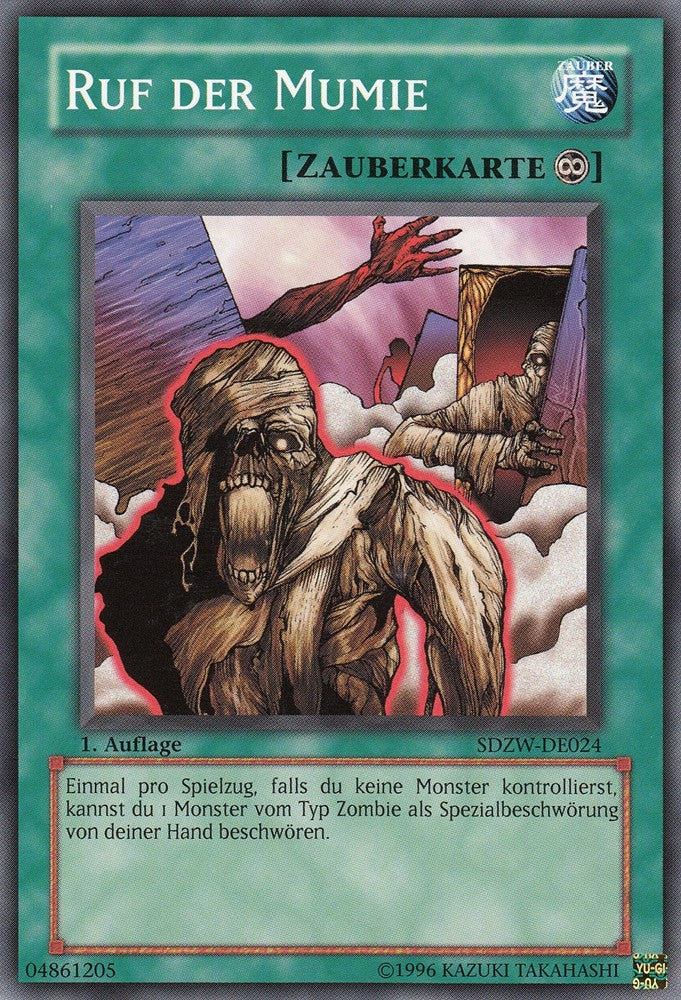 Ruf der Mumie - SDZW-DE024 - Common - Deutsch - 1. Auflage - Structure Deck: Zombie World - Yugioh