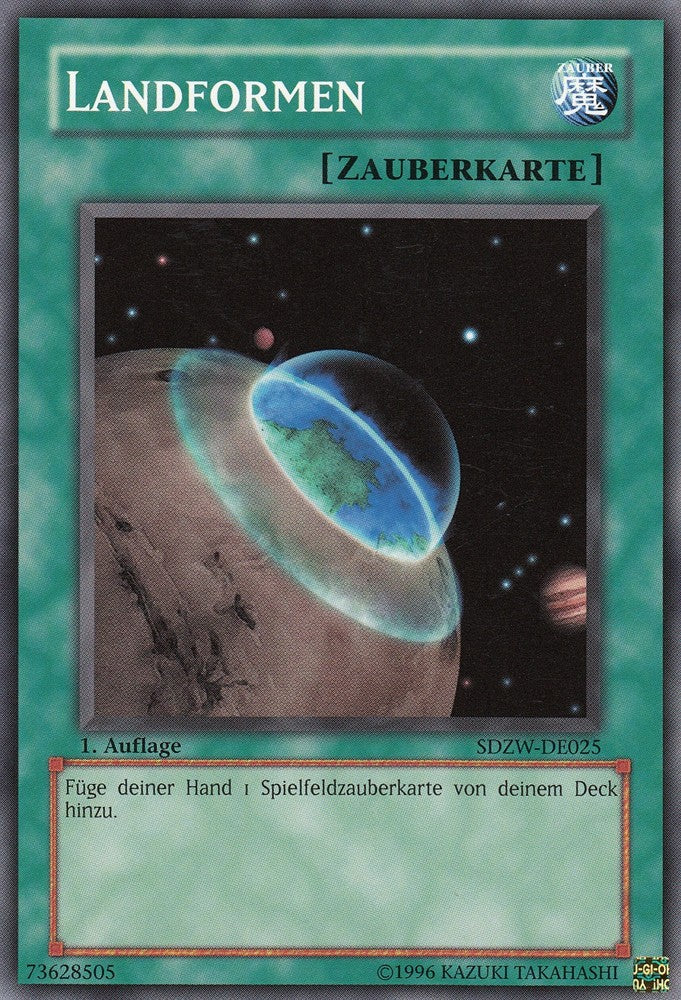 Landformen - SDZW-DE025 - Common - Deutsch - 1. Auflage - Structure Deck: Zombie World - Yugioh